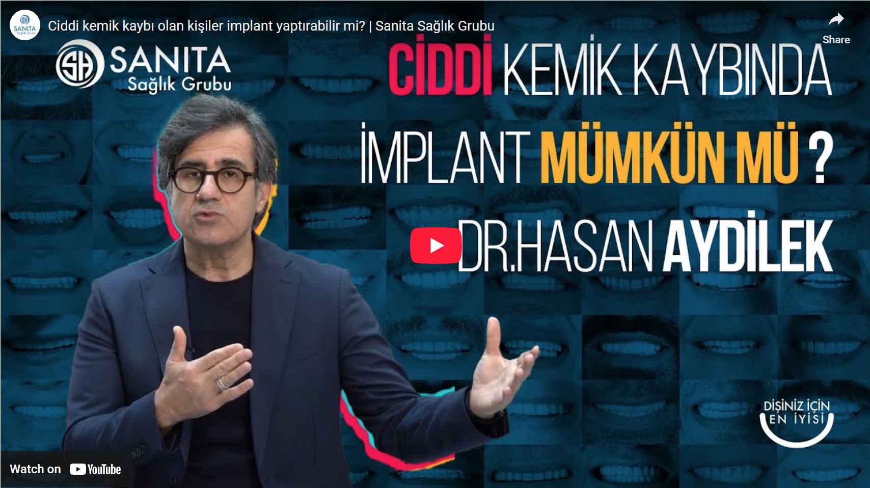 Kemik kaybı olan kişiler implant yaptırabilir.